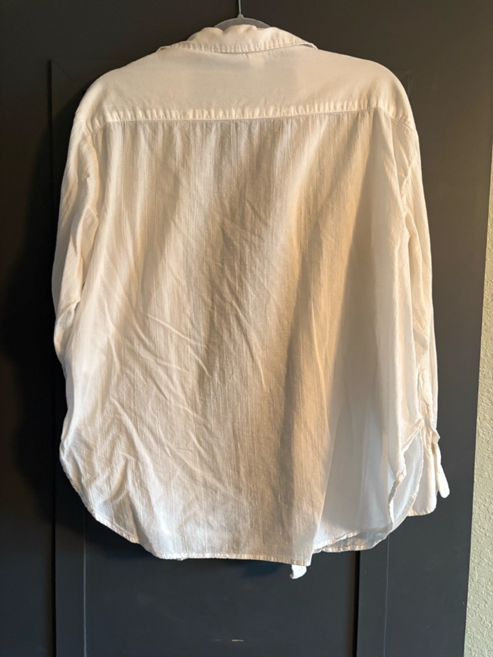 Womens White Linen Shirt - Picture 6 of 6